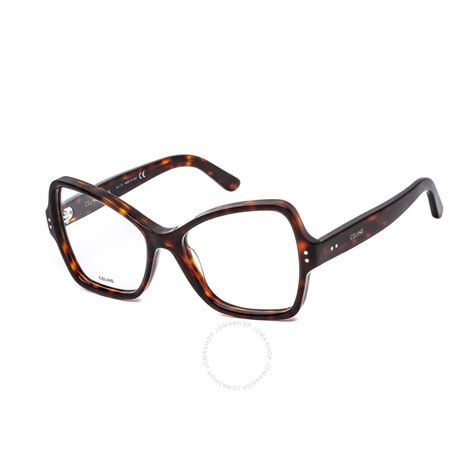 Celine Ladies Tortoise Cat Eye Eyeglass Frames 